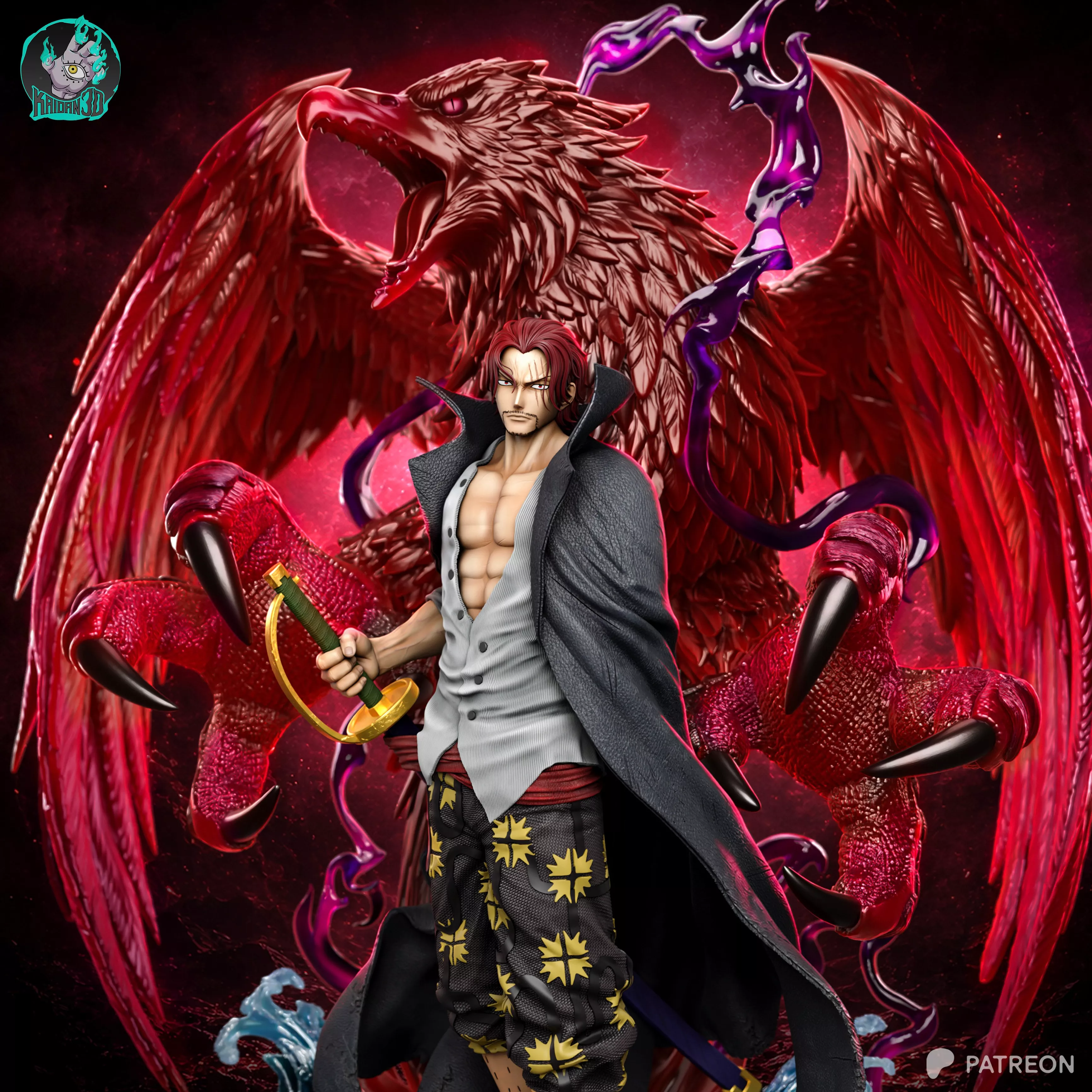 Shanks ONE PIECE - STL Ready for 3D Printing 3D print model
