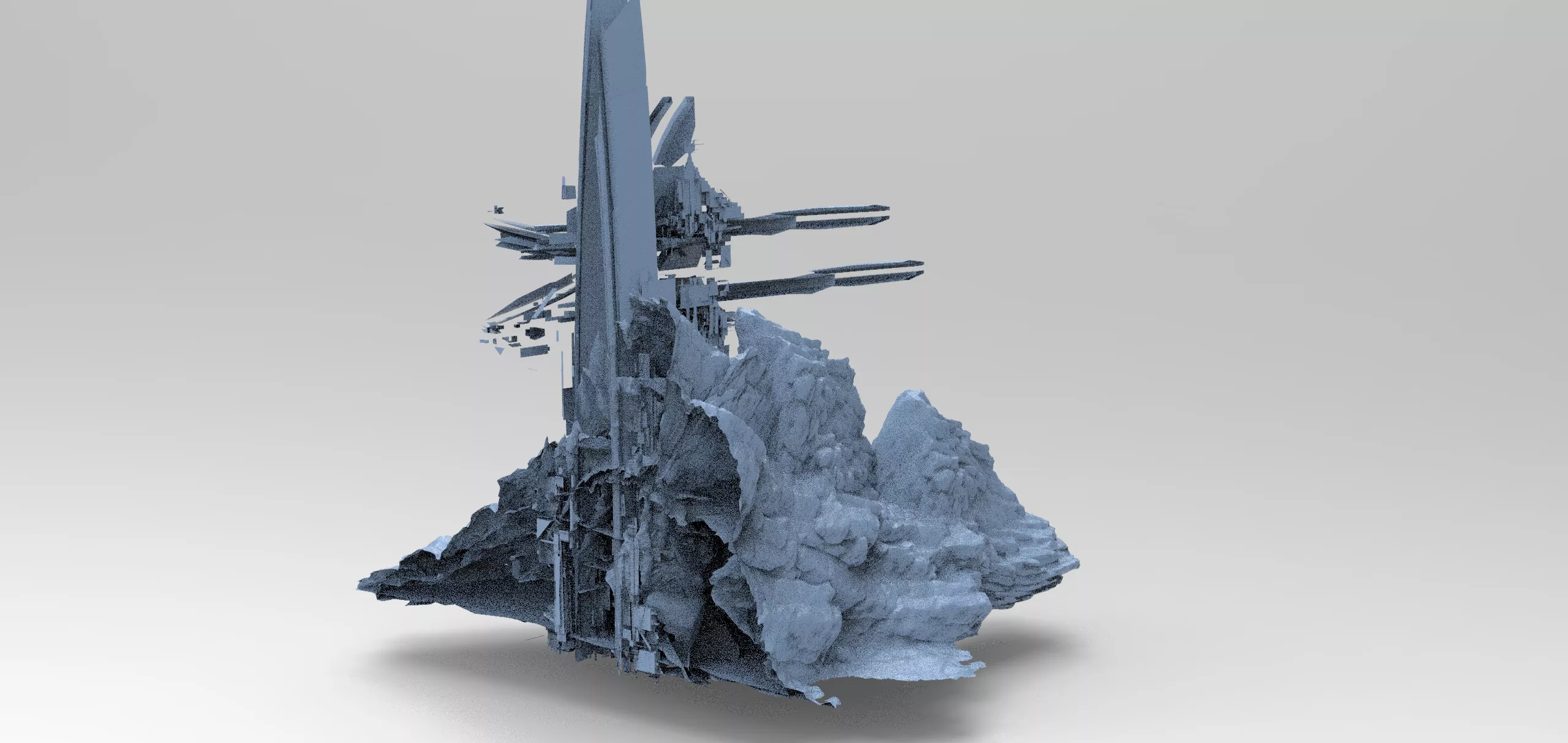 Hell damnation tower 4 3D model