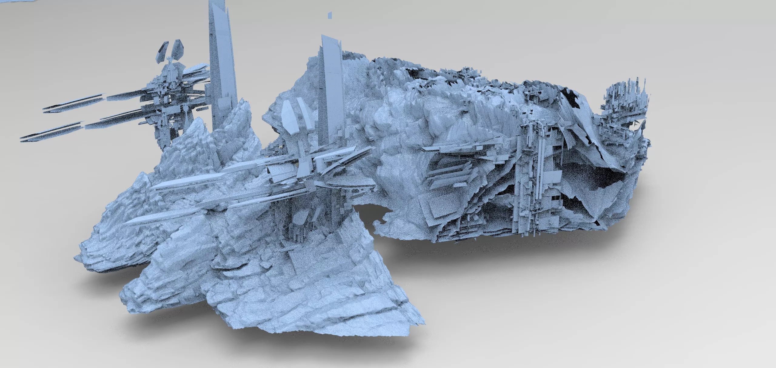 Hell damnation tower 7 3D model