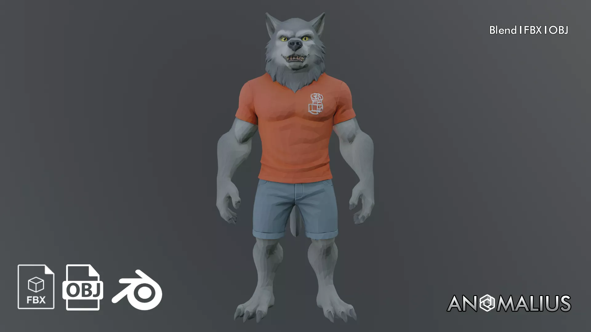wulfie Free 3D model