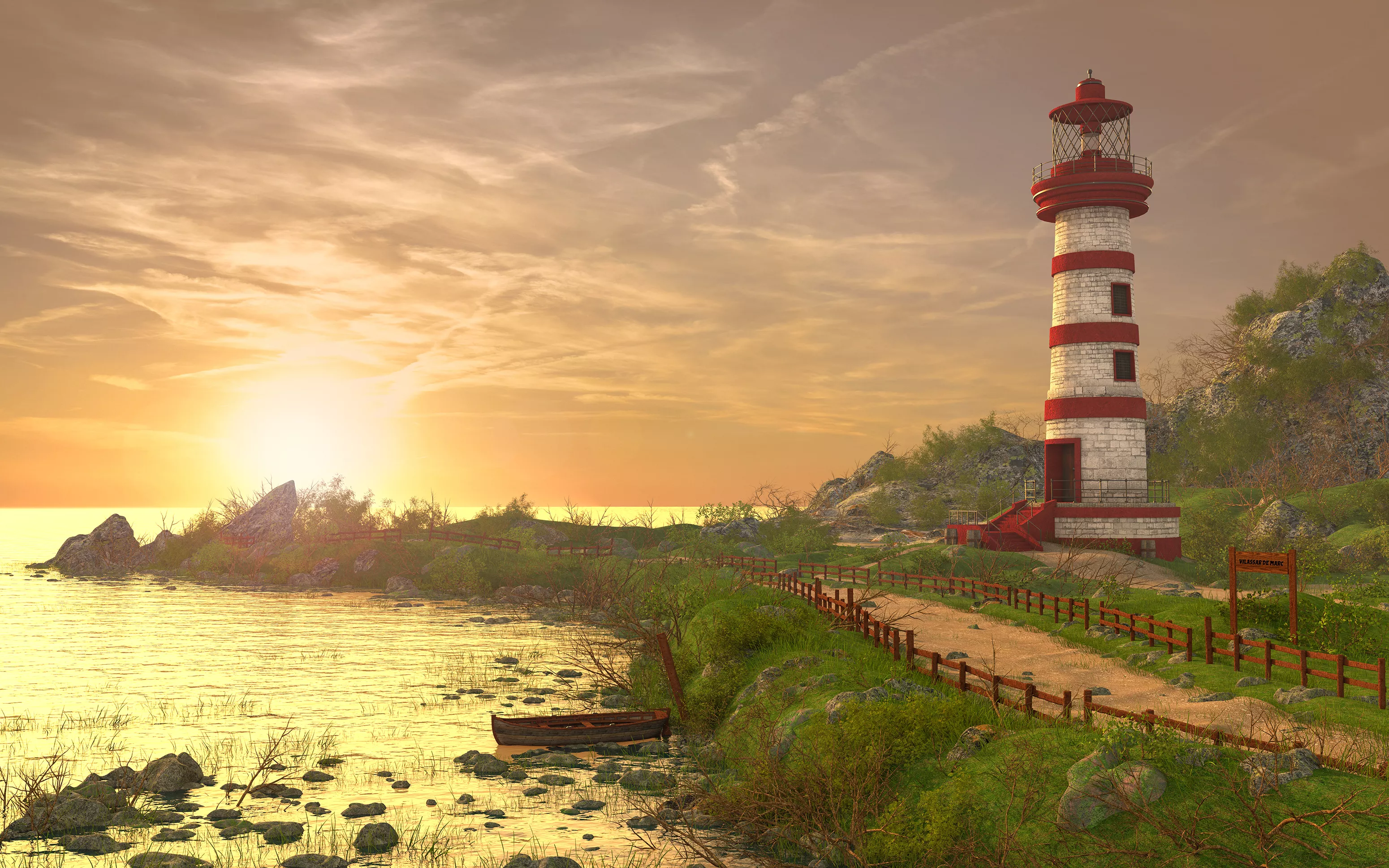 LightHouse Landscape 3D model