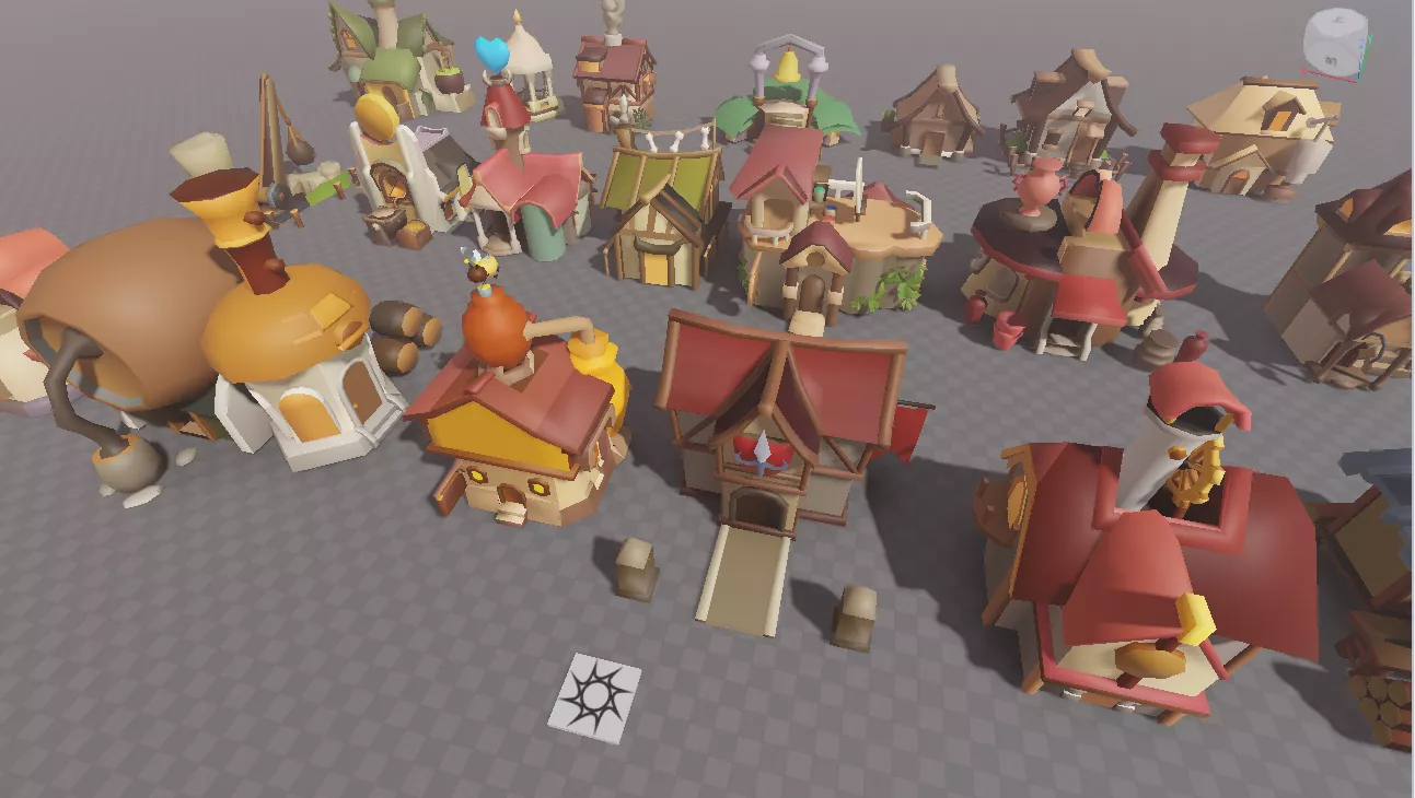 Roblox RPG Environment Assets RobloxScene model Low-poly 3D model
