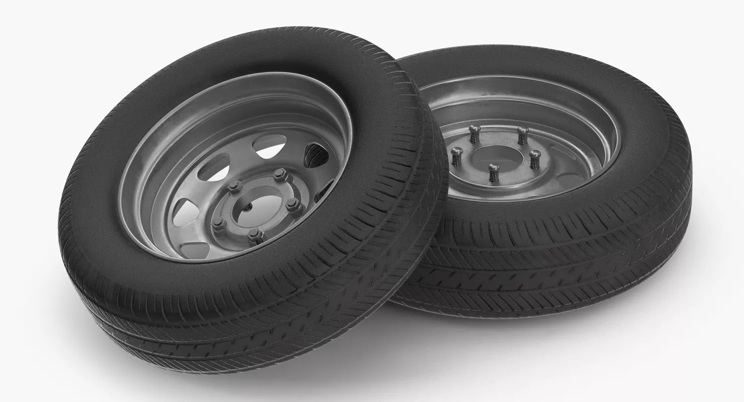 Spare Car Wheel 3D model