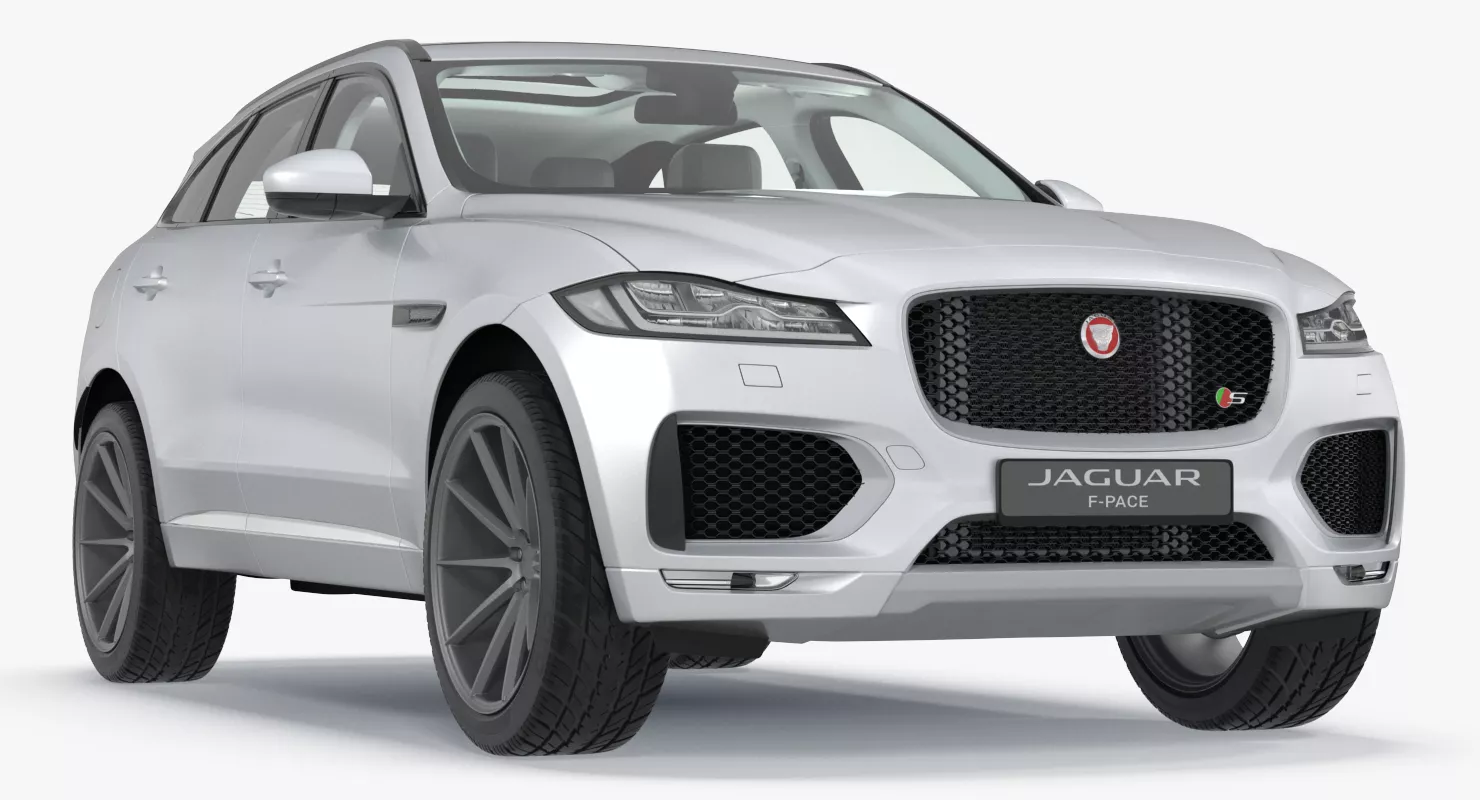 Jaguar F Pace 2017 3D model