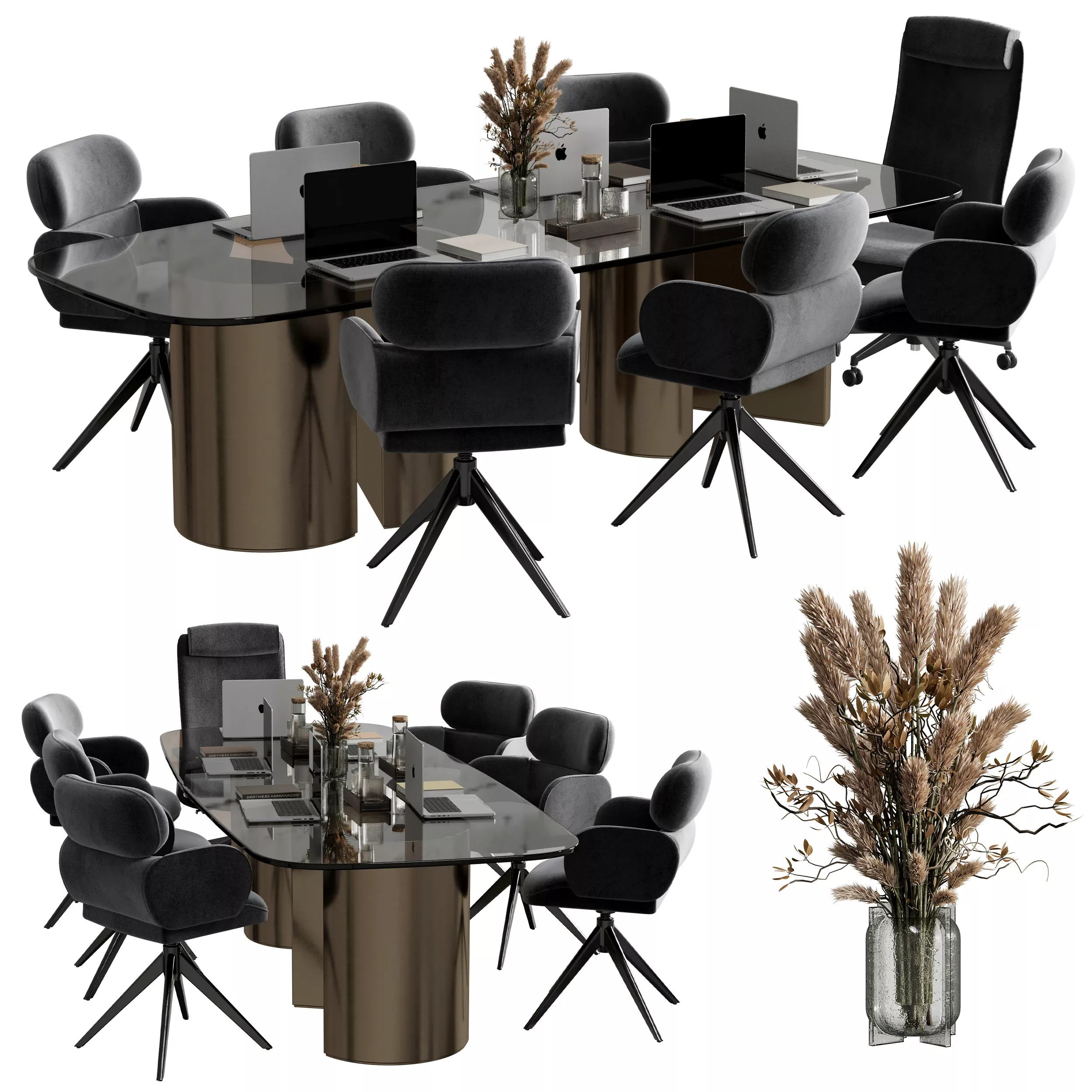 Conference Table and Meeting Table - Office Furniture 93 3D model