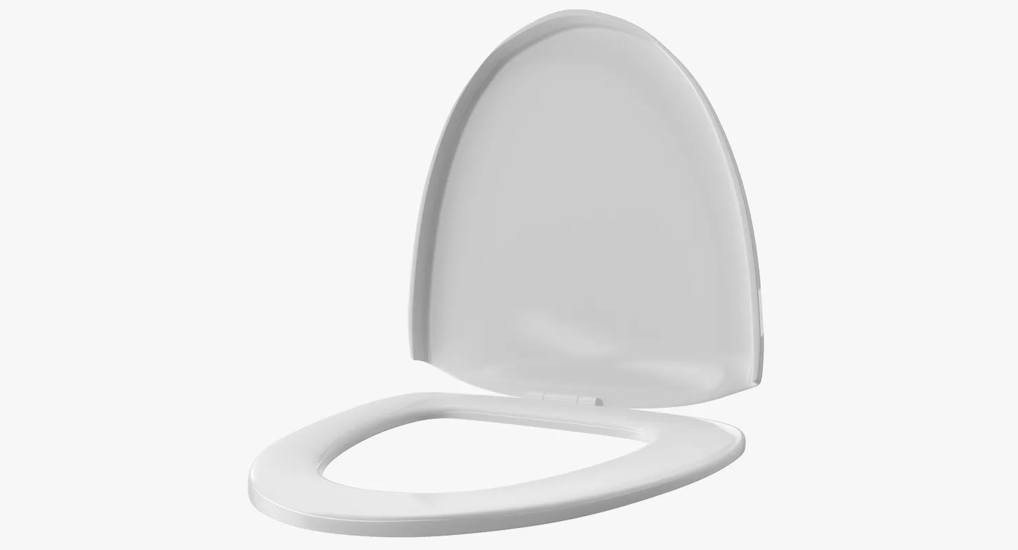 Closed Toilet Seat 3D model