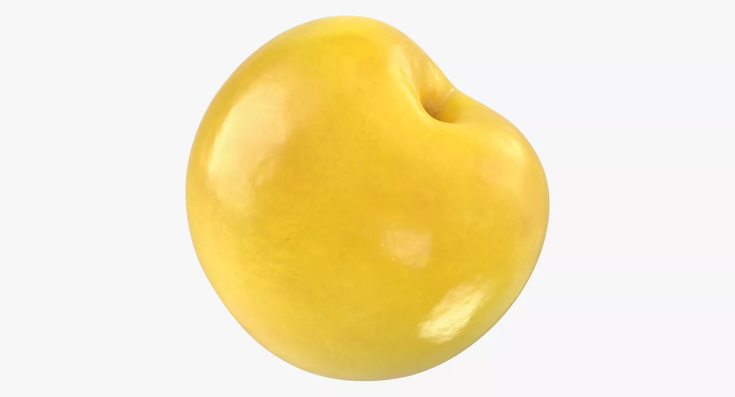 Yellow Plum 3D model