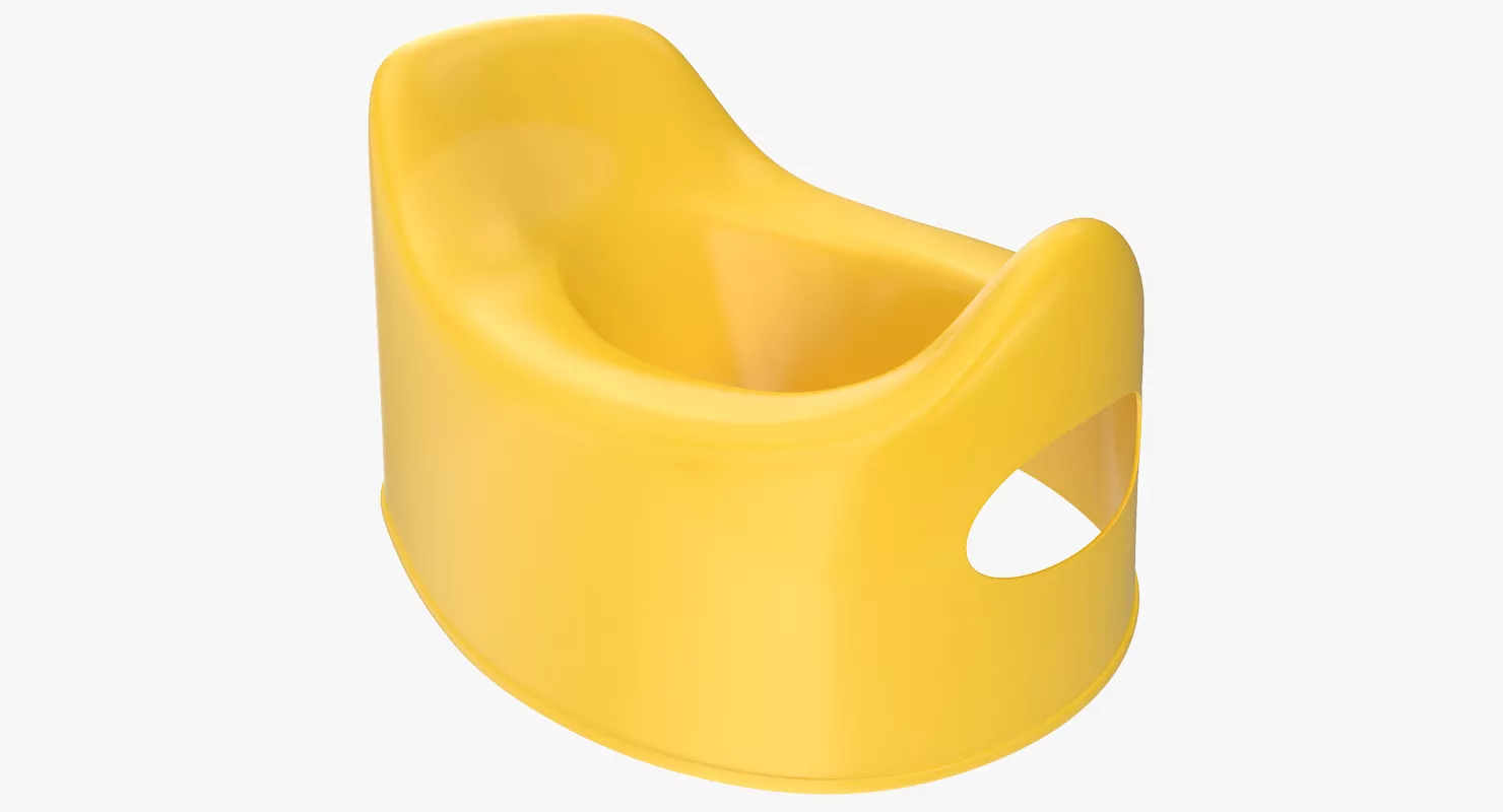 Plastic Baby Potty 3D model