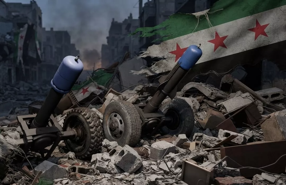 A 3D model of the Syrian improvised Hell Cannon Low-poly 3D model