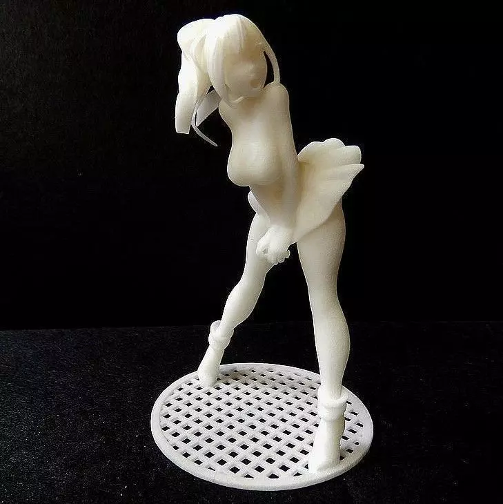 Trizia figurine of woman 3D print model_0