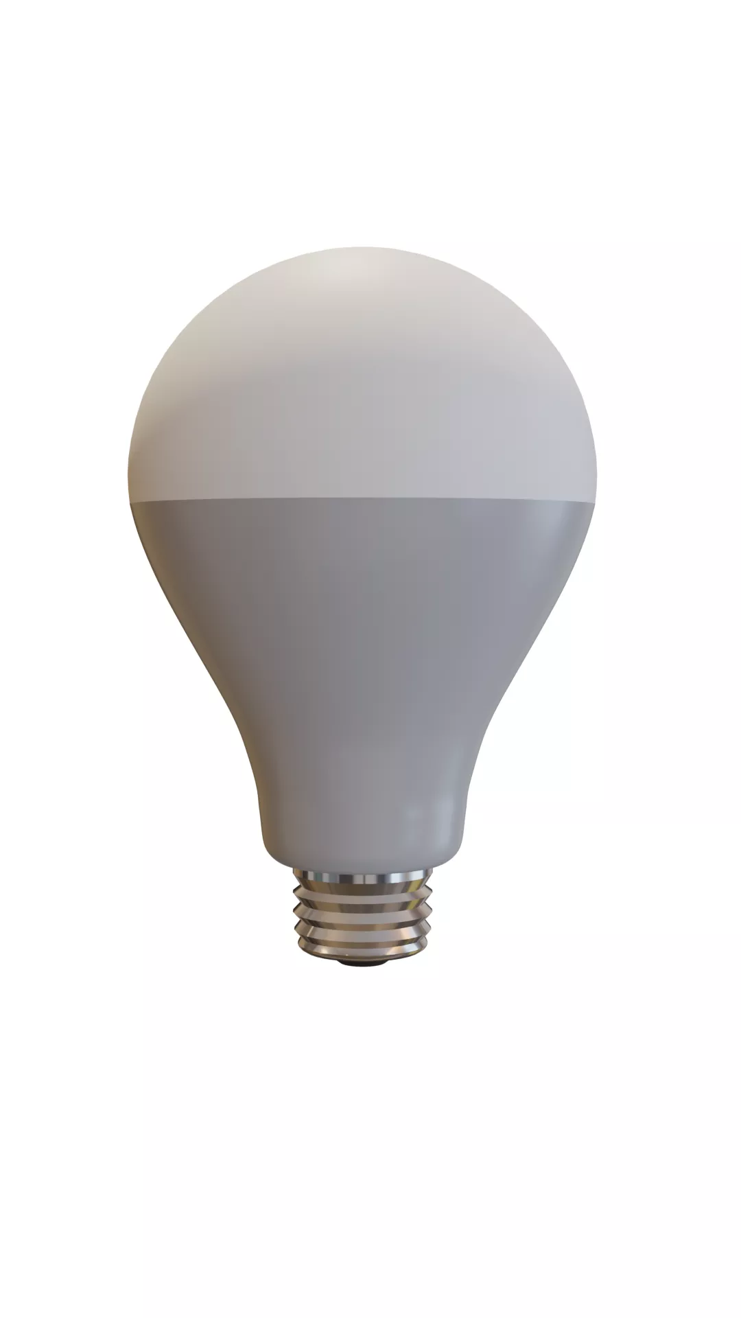 Modern LED Light Bulb 3D Model Free 3D model