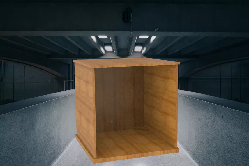 Portable Acoustic Vocal Isolation Booth 3D model