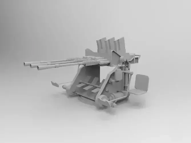 Japanese battleship machine gun of World War 2