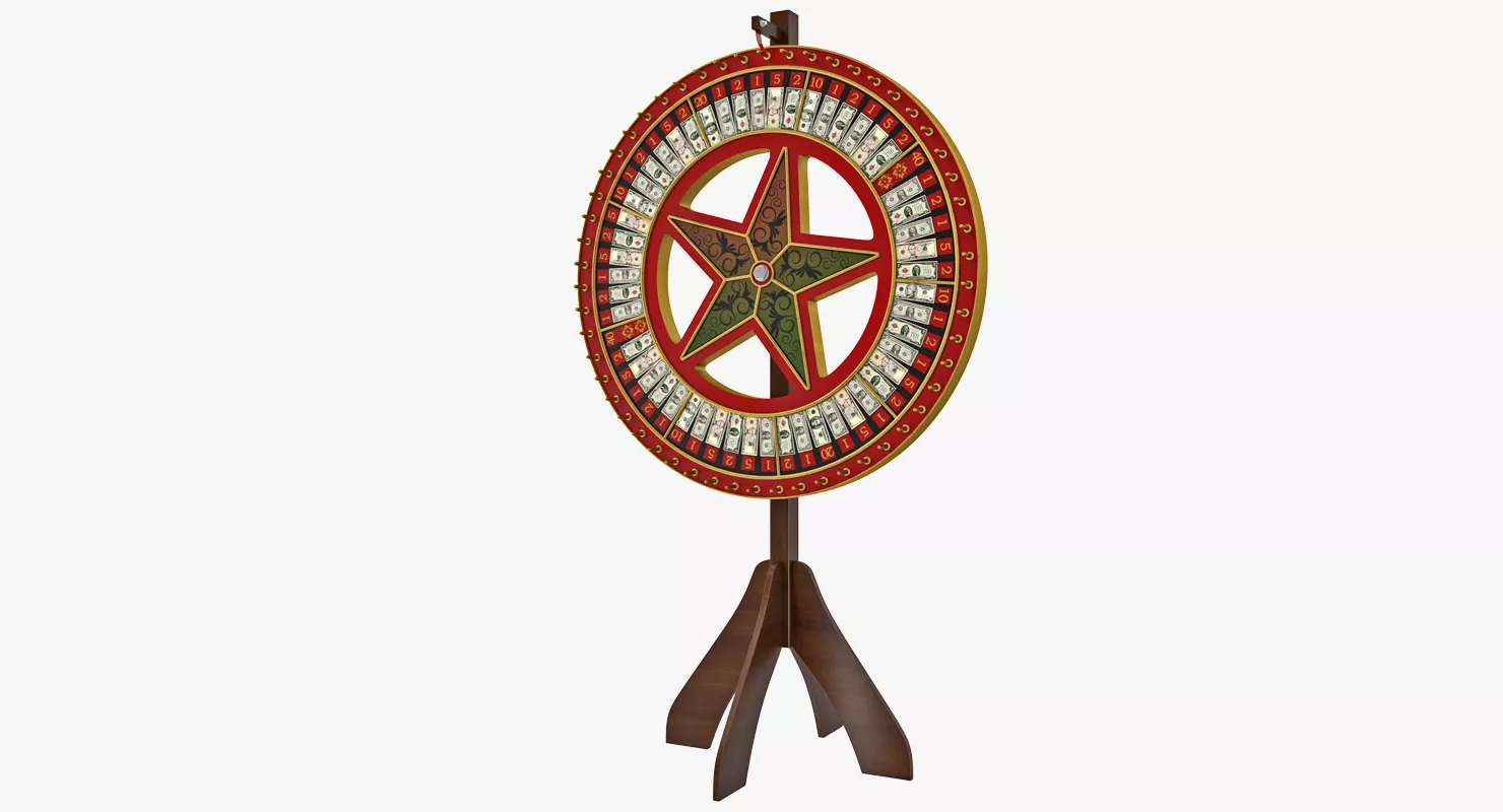 Wheel of Fortune Stand 3D model