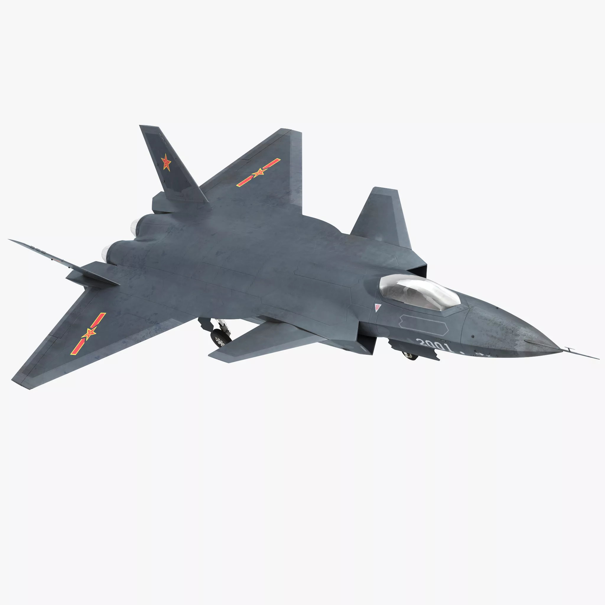 Stealth Chengdu J 20 3D model