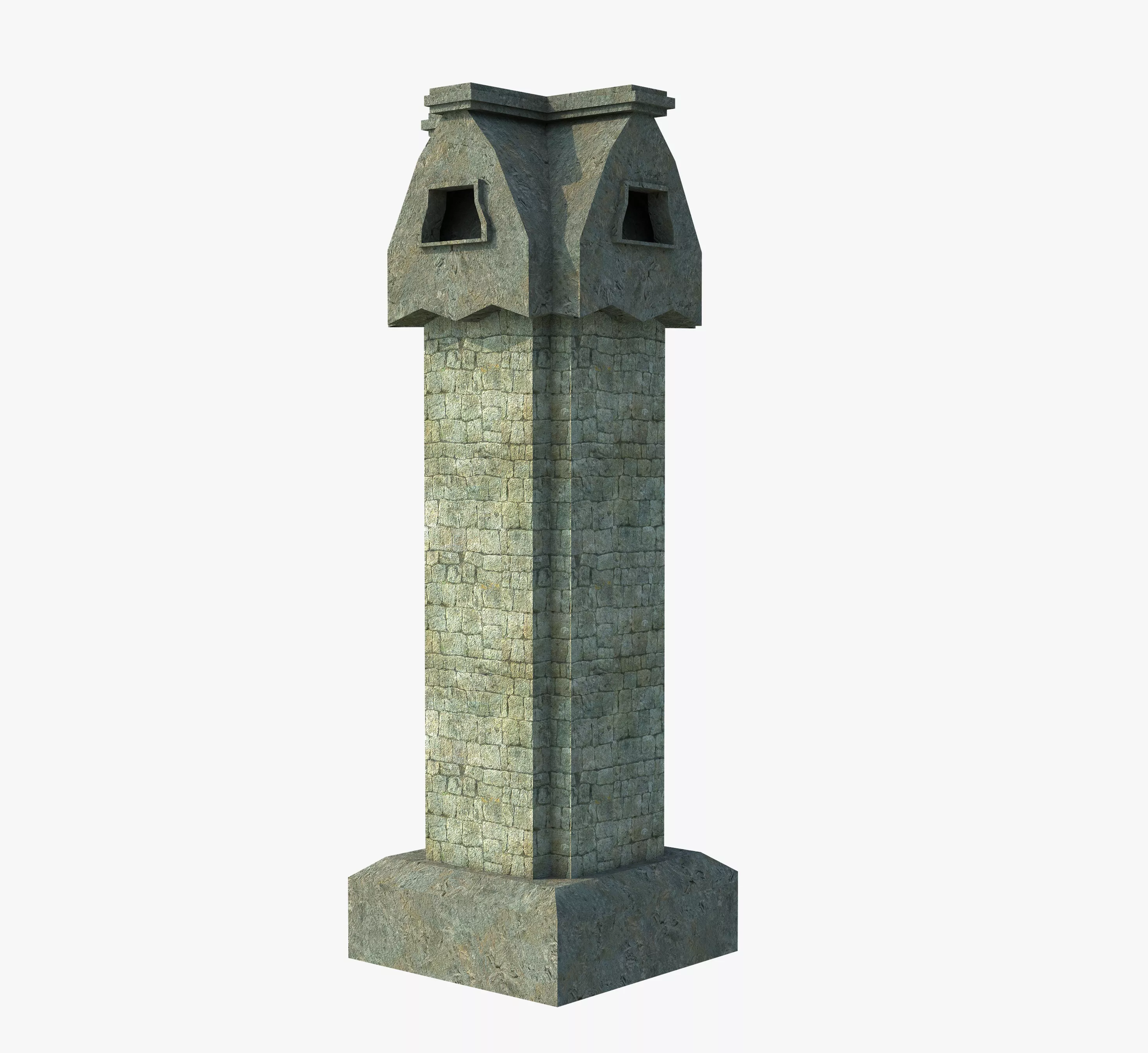 Old Chimney Free 3D model