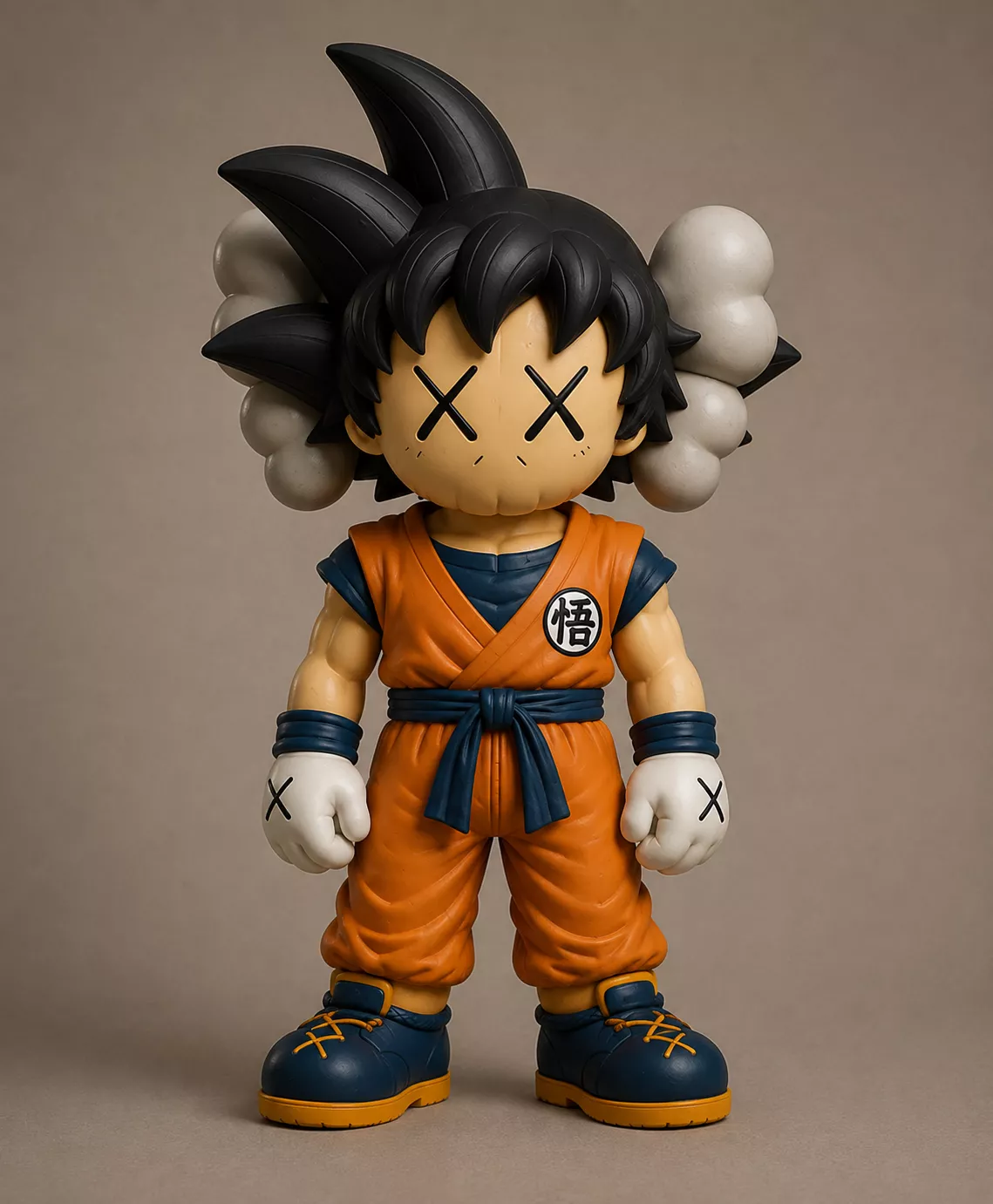 Art Toy Statue KAWS X Son Goku Dragon Ball 3D print model