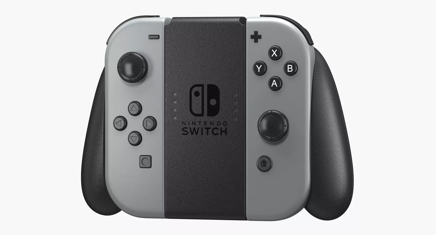 Nintendo Switch Joy Con Grip Controller 3D model