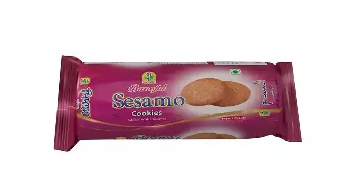 Biscuit packaging 3D model