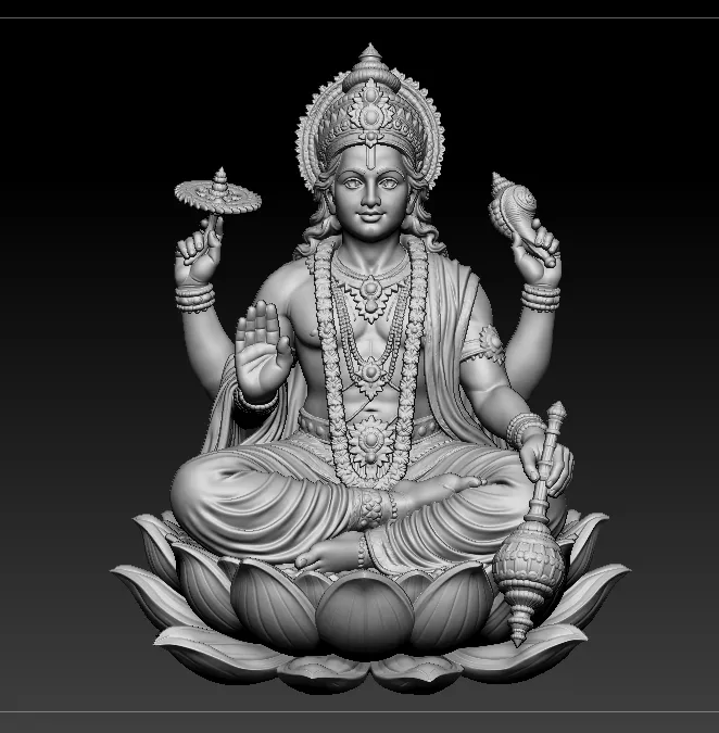 narayan unique 3d printed model 3D print model