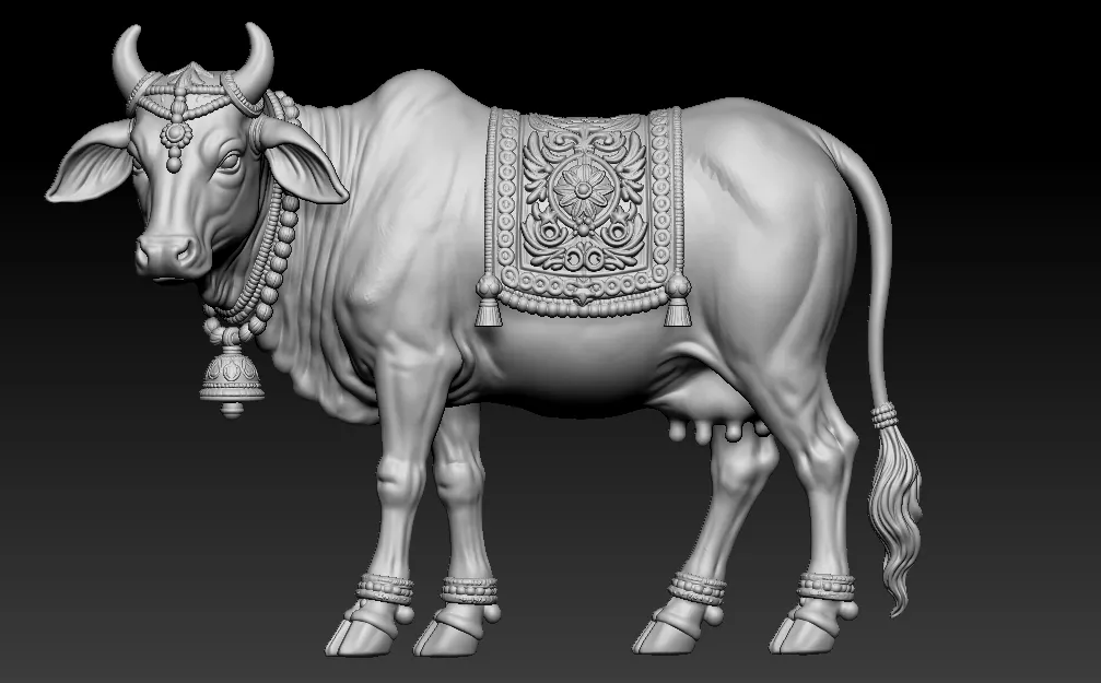 cow 3d model 3D print model