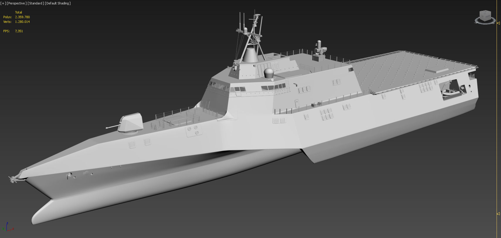 USS Independence LCS 3D model_4