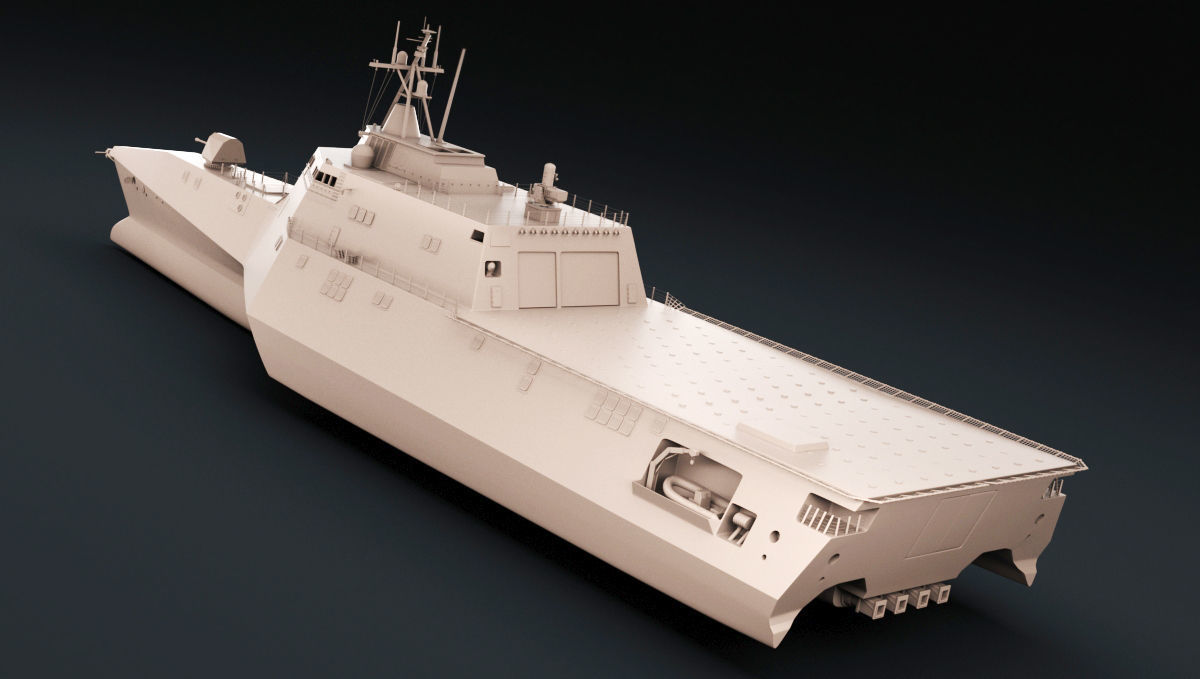 USS Independence LCS 3D model_1