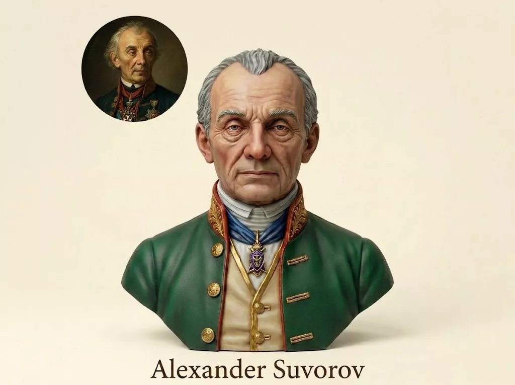 Alexander Suvorov 3D Printable Bust 3D print model
