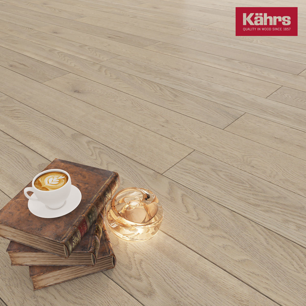 Parquet Kahrs Oak 6 colors 3D model_3