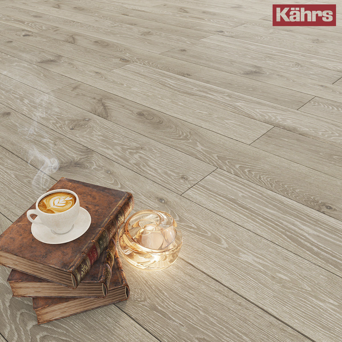 Parquet Kahrs Oak 6 colors 3D model_2