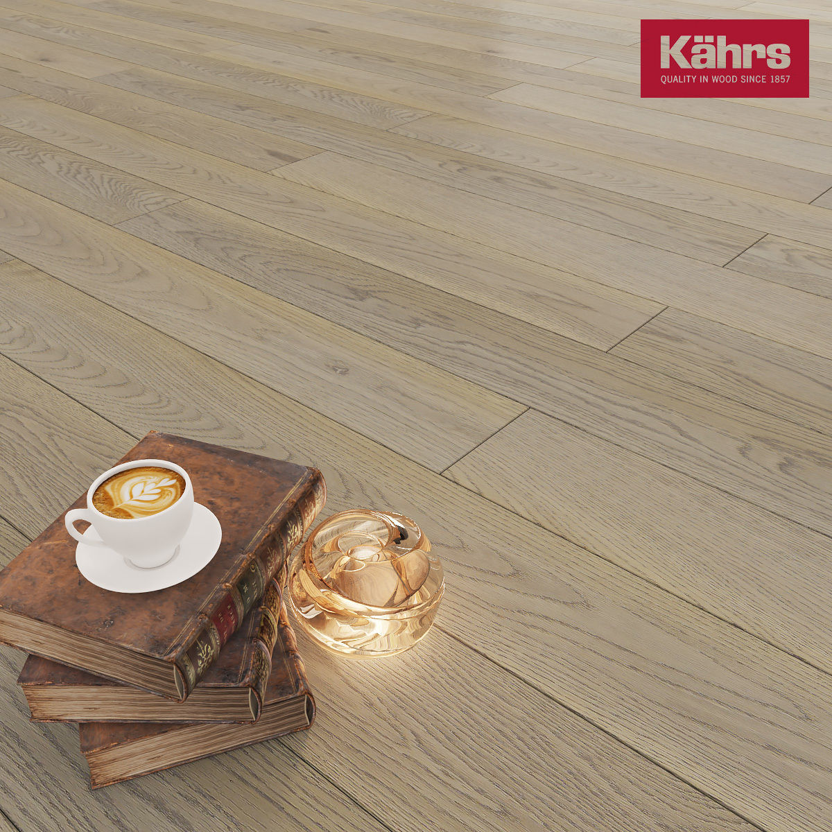 Parquet Kahrs Oak 6 colors 3D model_5