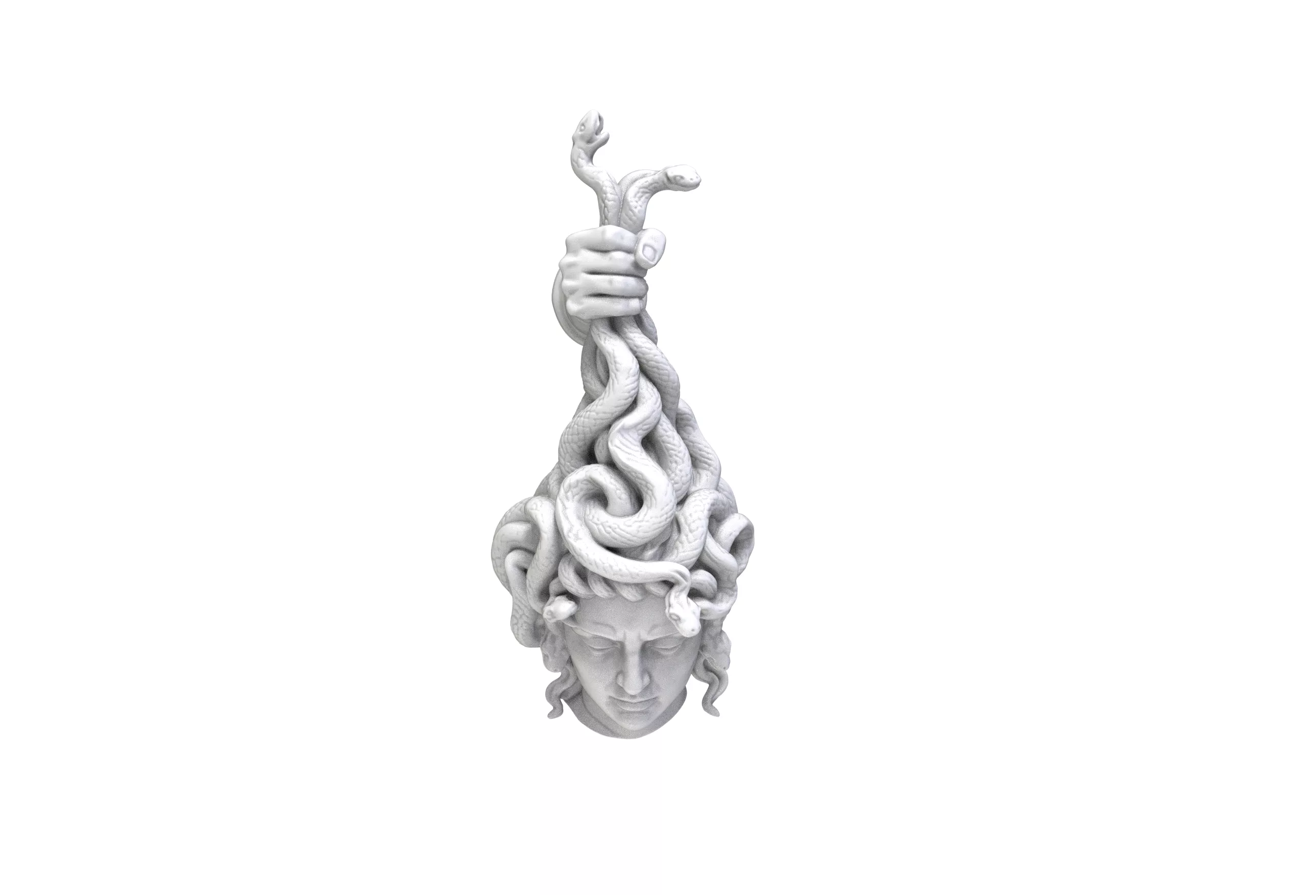 Medusa Wall Sculpture - Greek Mythology Wall Decor 3D print model