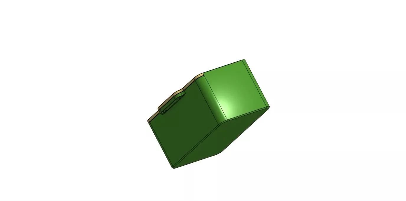 Lockable Sliding Lid Box Secure Storage Container 3D print model