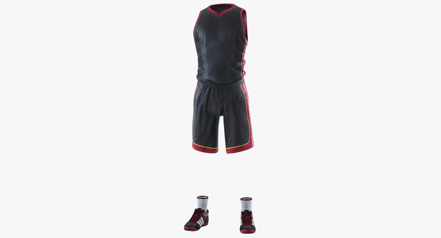 Basketball Player Uniform 3D model
