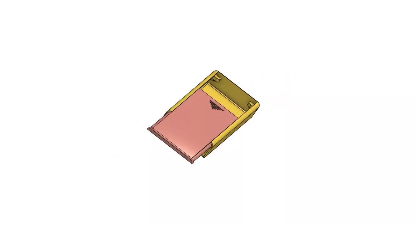 Sliding Lid Box Elegant and Decorative Storage Box 3D print model