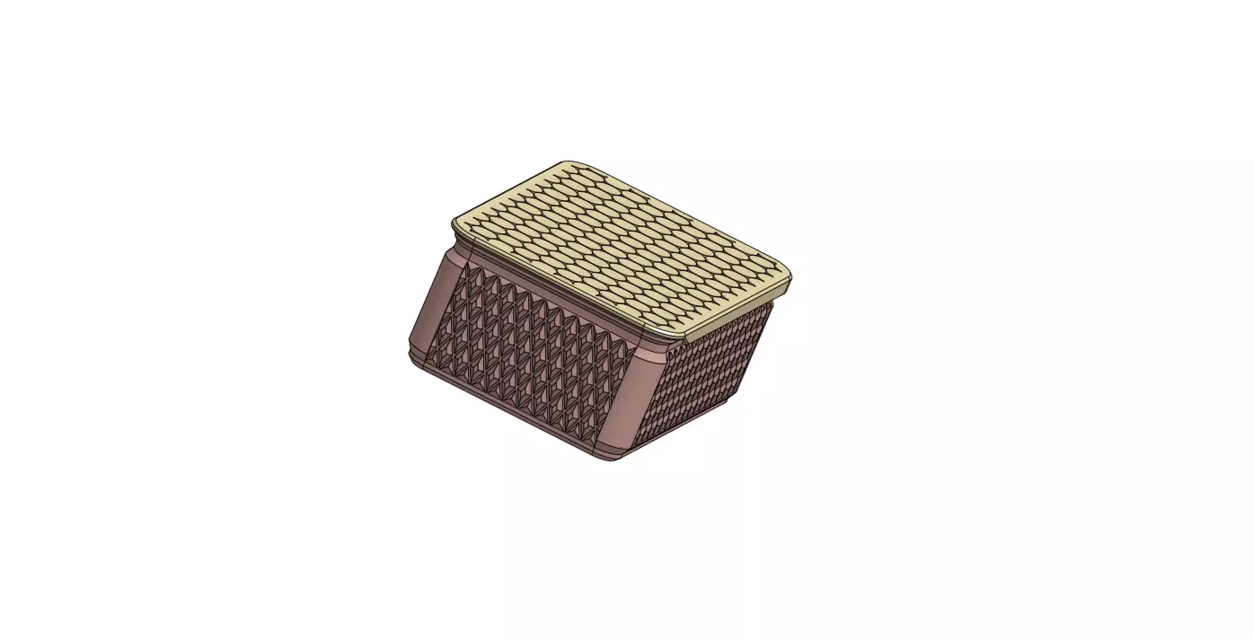Box Sliding Lid Elegant and Decorative Storage Box 3D print model