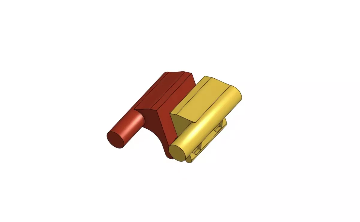 Audi Parcel Shelf Hinge 3D Printable Hinge 3D print model