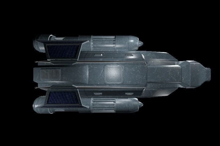 Spaceship Legioner Type 1 Low-poly 3D model_3
