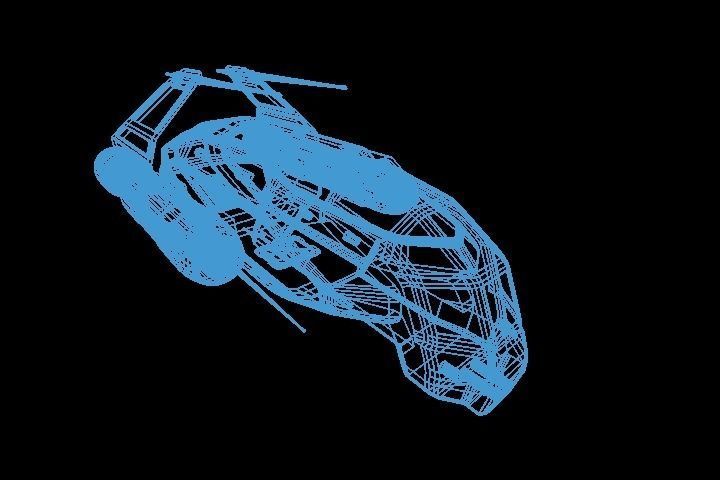 Spaceship Legioner Type 1 Low-poly 3D model_16