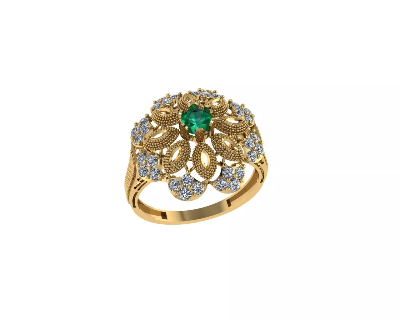 Indian Traditional Rings 3D print model