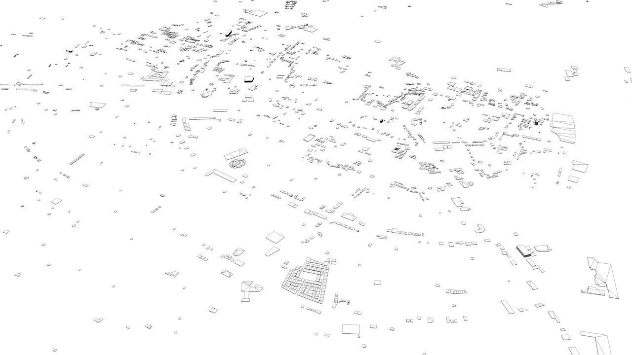 Doha Streets and Buildings 3D model_7