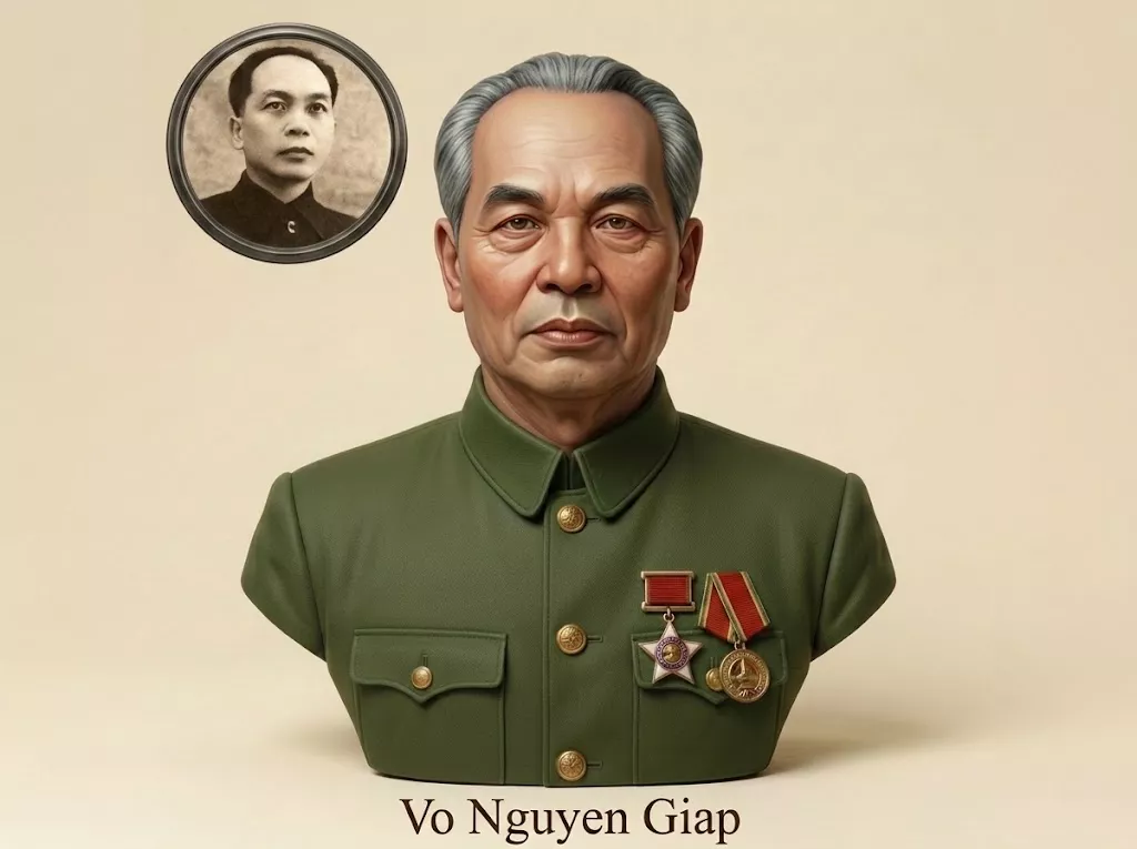 Vo Nguyen Giap 3D Printable Bust 3D print model