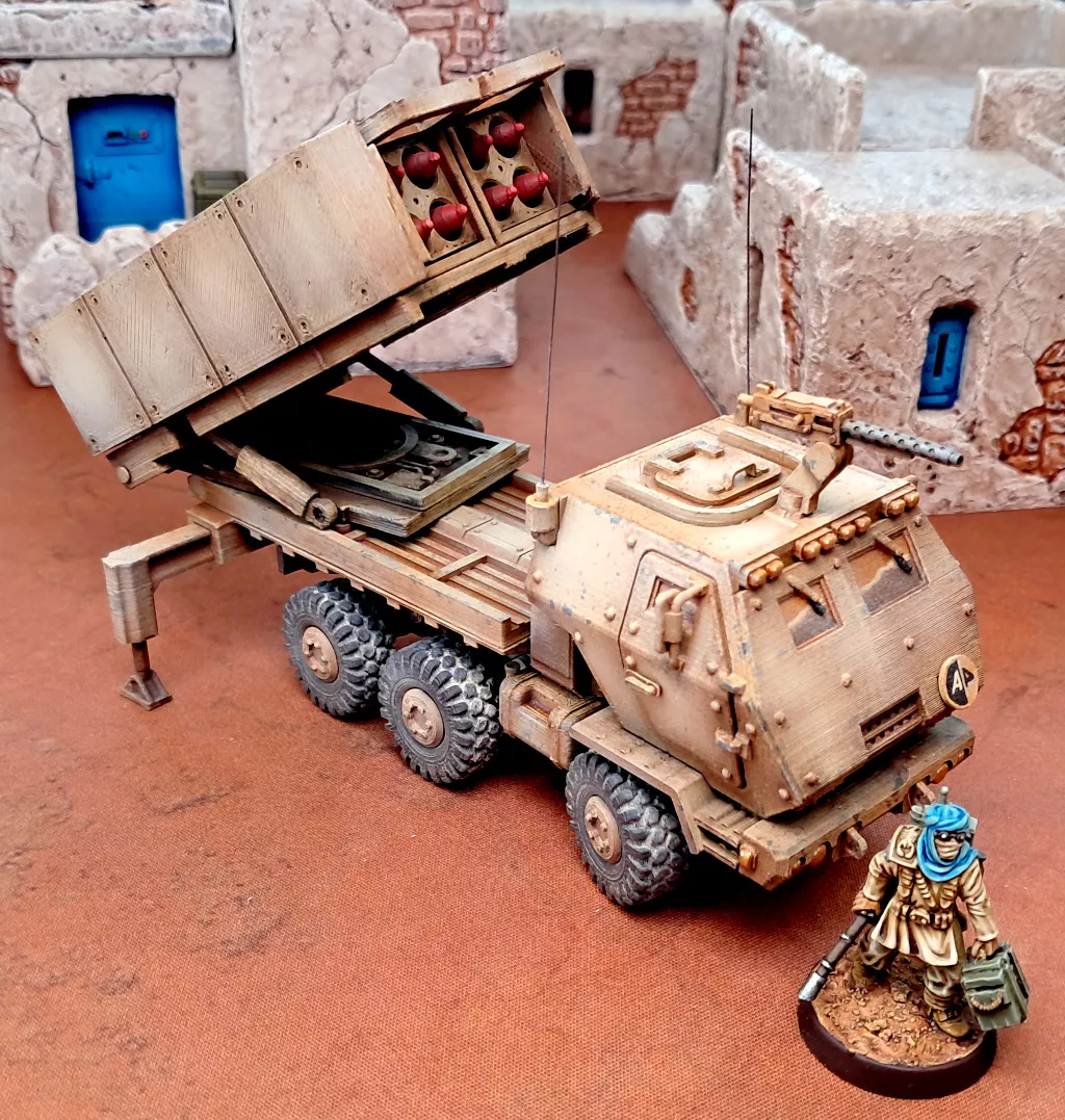 HIMARS Rocket Launcher Truck - 28mm Sci Fi 3D print model
