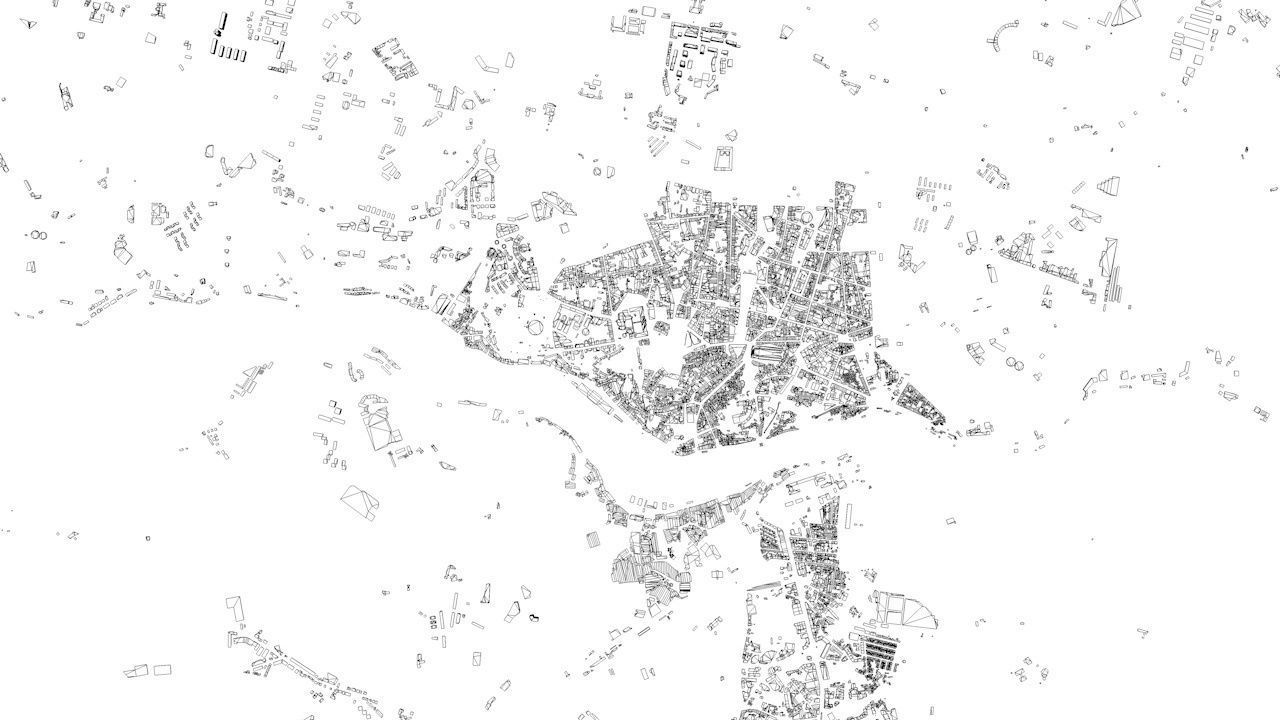 Porto Streets and Buildings 3D model_7