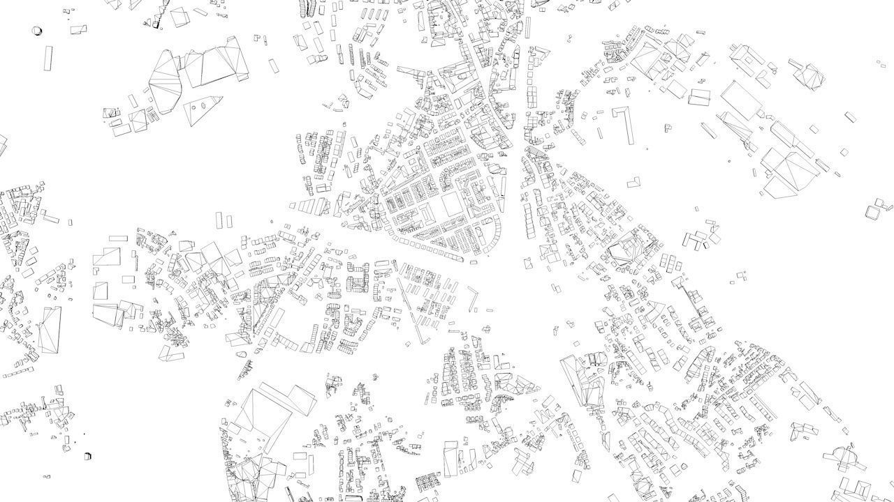 Porto Streets and Buildings 3D model_10