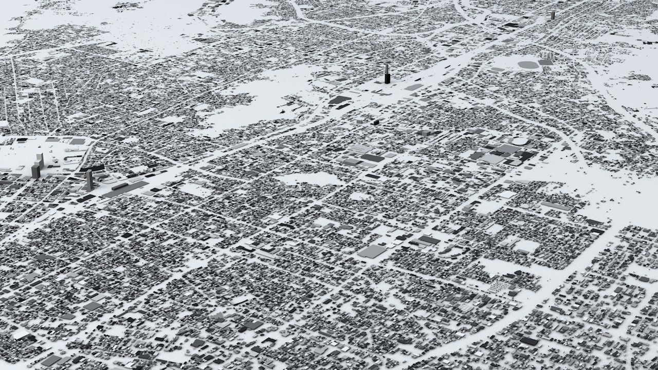 Shizuoka Streets and Buildings 3D model_5