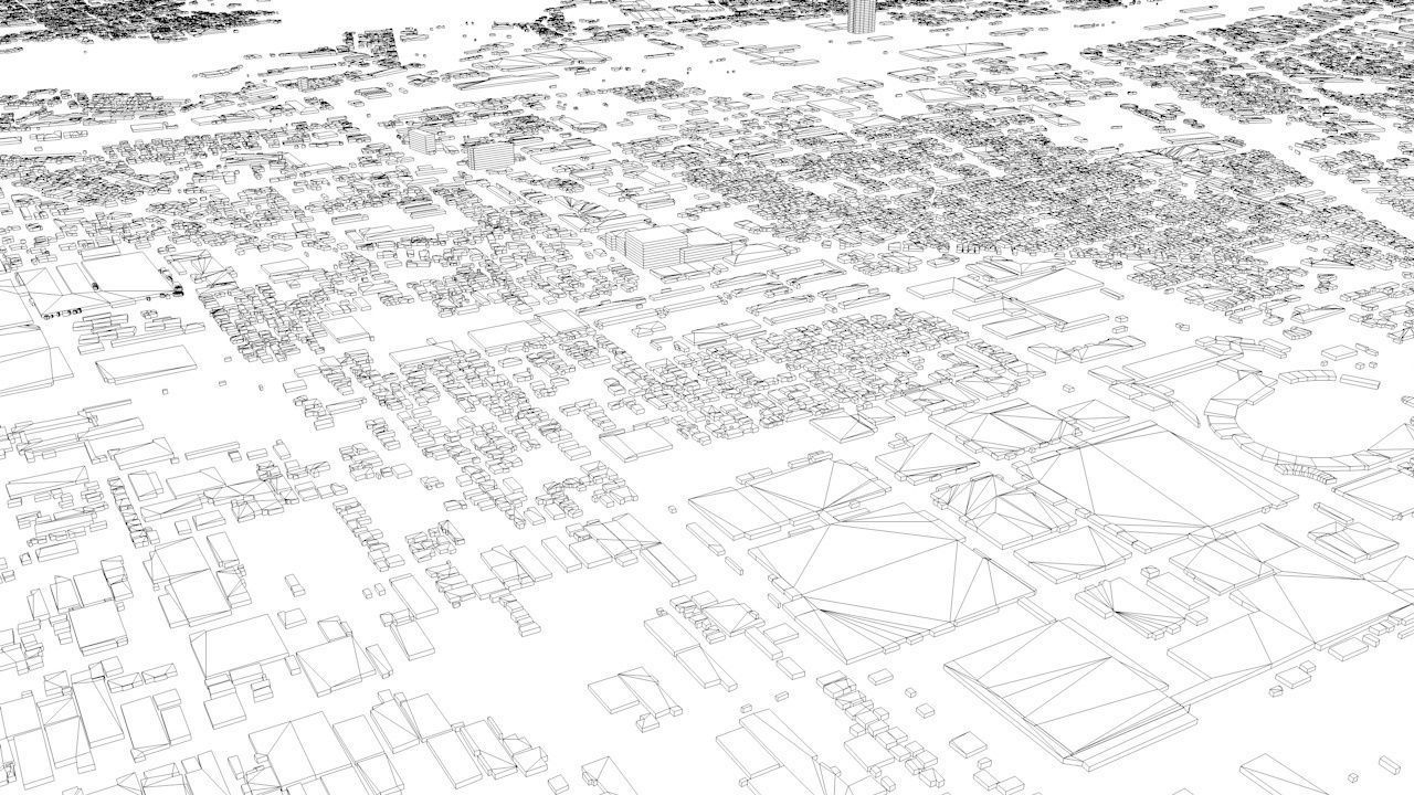 Shizuoka Streets and Buildings 3D model_9