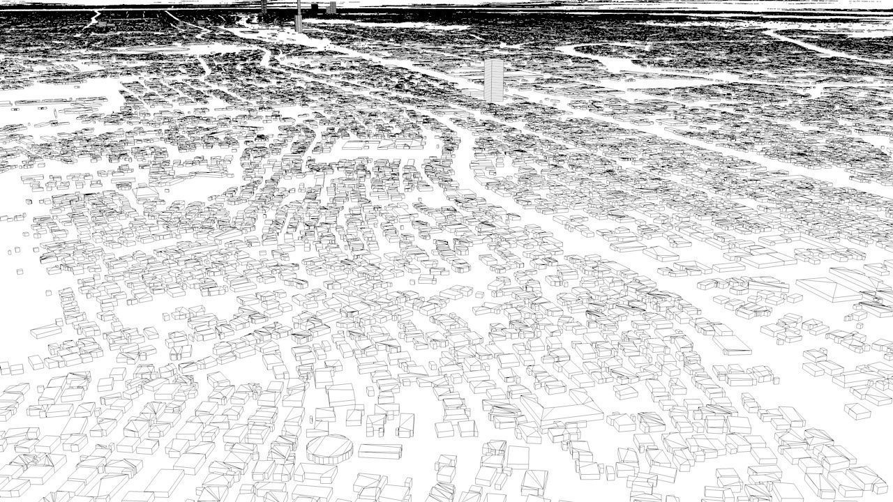 Shizuoka Streets and Buildings 3D model_10