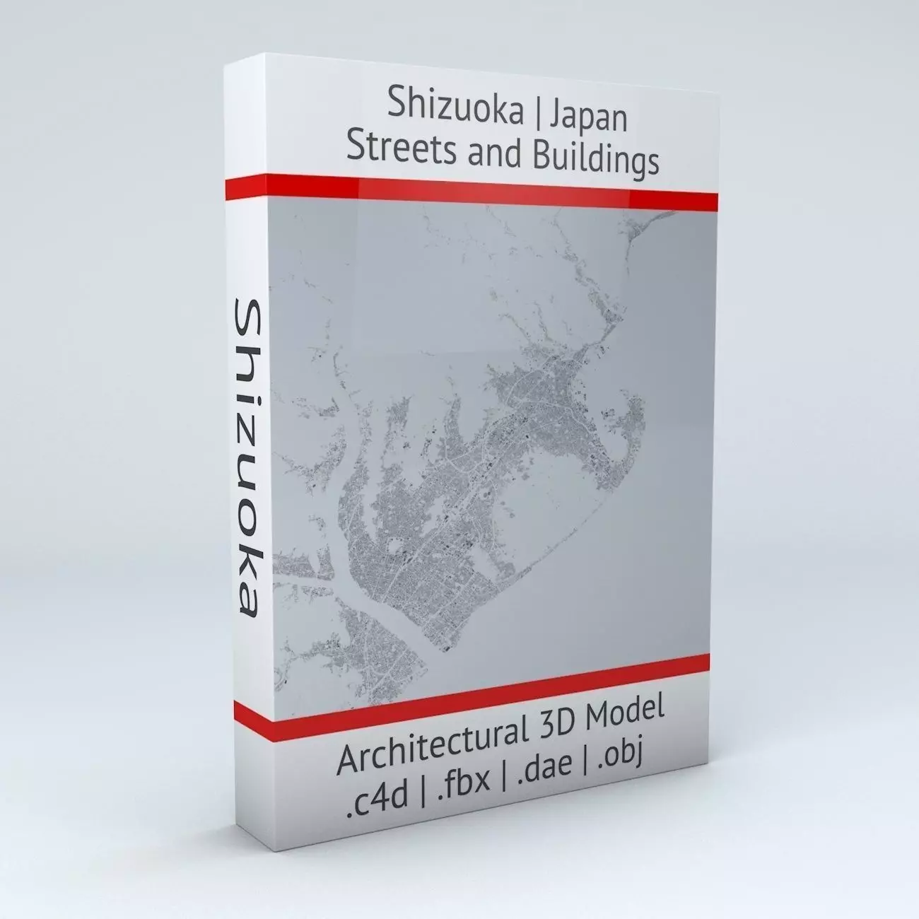 Shizuoka Streets and Buildings 3D model_0