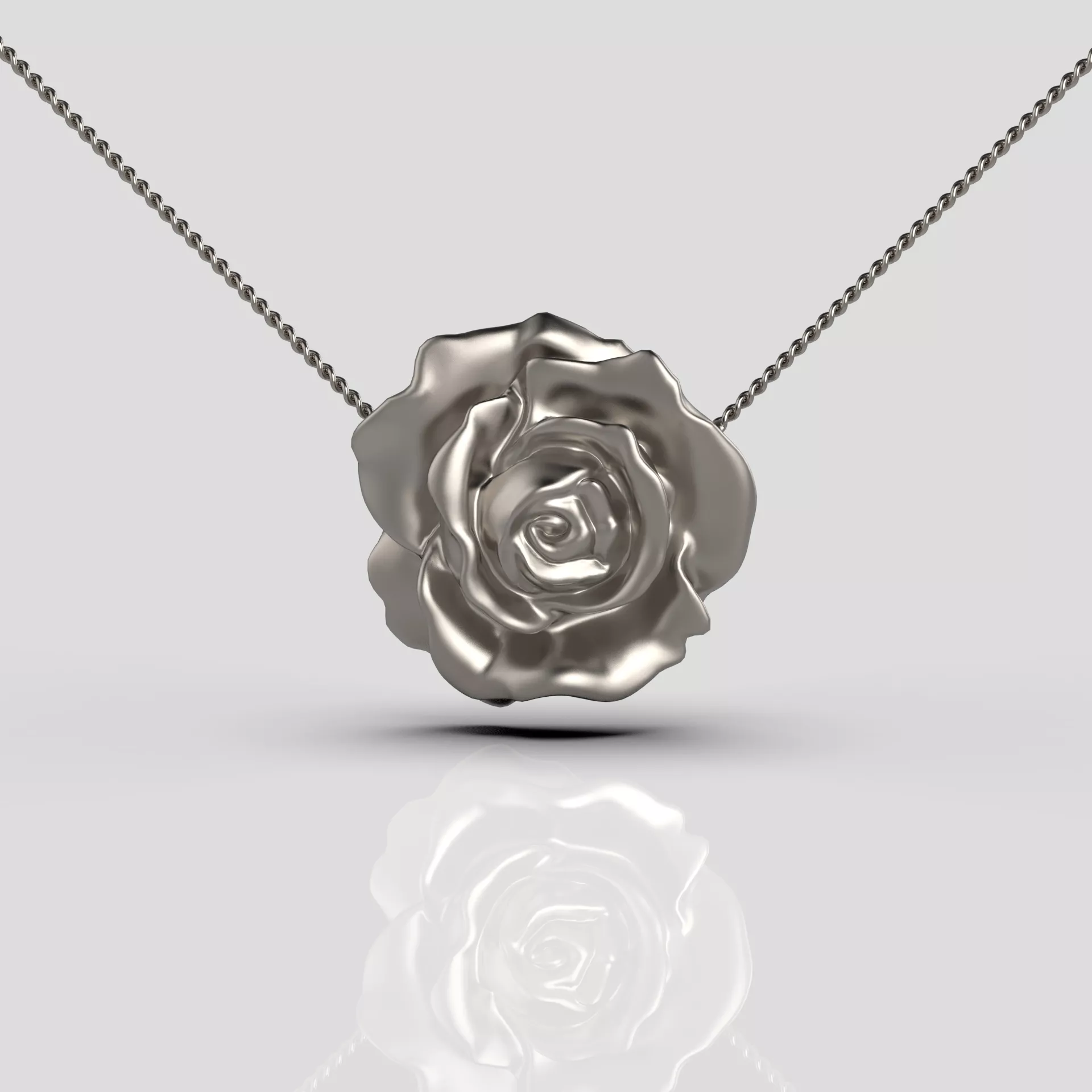 Peony Pendant 3D print model